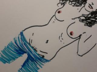 Ink female nudes 3 of 7