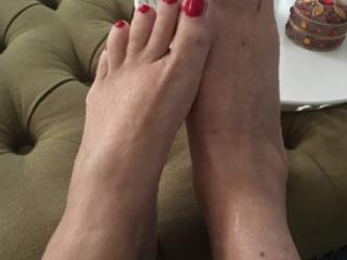 She lets me lick her feet after I eat her pussy 3 of 5