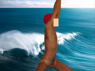 Photoshop series:   Naked yoga