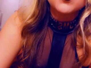 Black Lingerie- Cum Slut Collar- Squirting, Cock Sucking 20 of 20