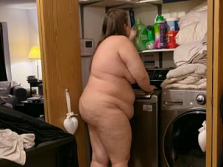 Naked BBW wife around the house 10 of 20