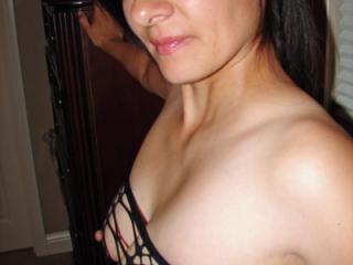 Fishnet and hard nipples 10 of 19