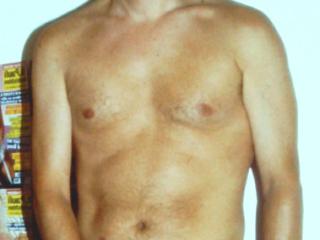 young and naked at home
