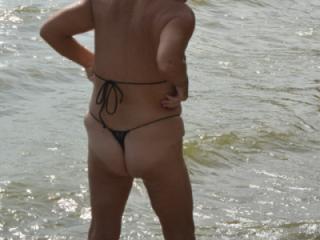 Brighton Beach in Black Bikini 17 of 20