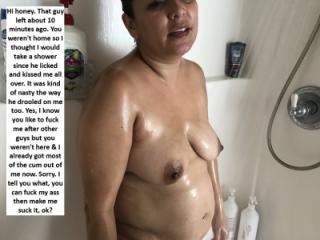 Milf being a good slutty whore with text added-photoshops & tributes encouraged 1 of 5