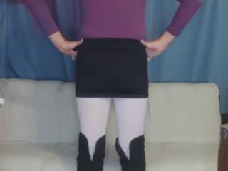 It's fall so I'm Going With Boots and Tights 10 of 16
