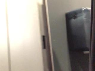 In public restroom