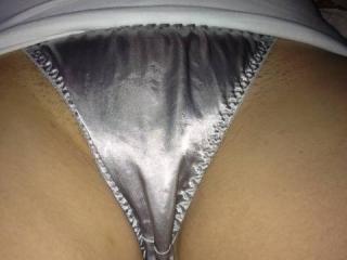 Just a nighty and new satin pantys 5 of 11