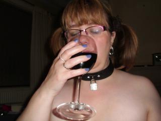 Mouthful of wine before an ass full of cum 3 of 7