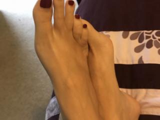 Sexy wife's feet 1 of 9