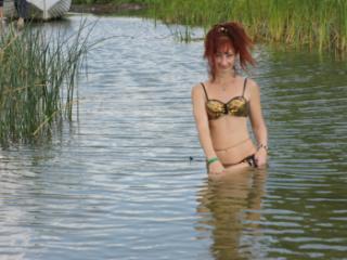 In water of Plescheevo-lake 5 of 20