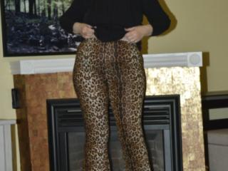 A Cougar in Leopard Print Pants 2 of 20