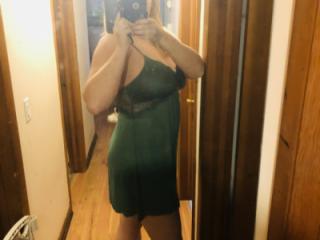 More of my green nighty 12 of 14