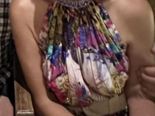 My wife Braless 1 of 6