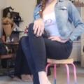Denim and heels