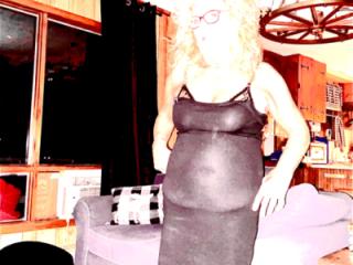 AttireWorn on 71st. Birthday with stretchy form fitted stretch   LBD 1 of 9
