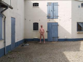 Nude at a house in Norway