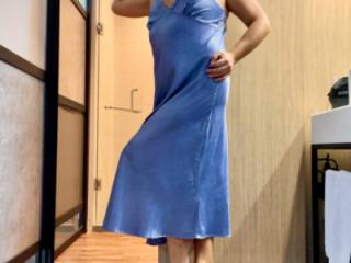 Blue Satin Nightwear 3 of 20