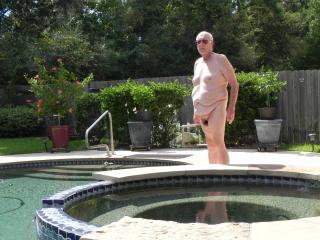 15 Sep 2016 Nude by the pool 2 of 20