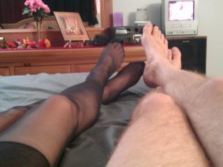 my feet and legs in rays bed 9 of 17