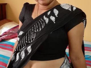 sri lankan slut dhanushika saree striping 6 of 10