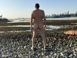 Walking in the morning sun in Vancouver, BC 4 of 6