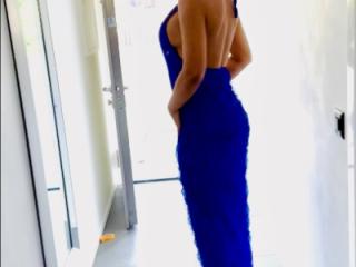 Blue dress