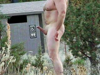 Naked in the outdoors 1 of 4