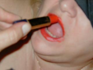 Lipstick on My Slut Wife Lynn 8 of 11