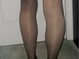 High heels and black pantyhose 4 of 6
