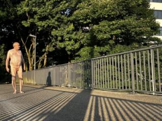 nude on a bridge 2