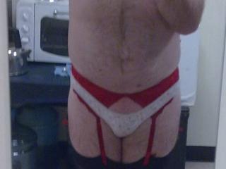 Mike in knickers & nylons 5 of 11