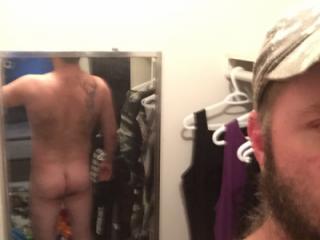 If you look past my penis you can see what I look like 1 of 6