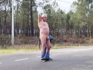 valerius naked on the road