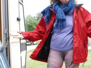 Lisa public in phantyhose, no bra 10 of 17