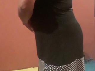 Dress and stockings combination. 4 of 9