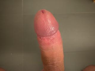 Hubby loves playing with his cock 5 of 9