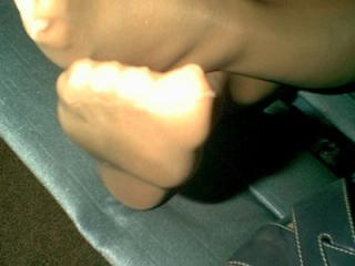My hubby loves my small hosed feet 9 of 16