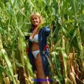 In the corn field