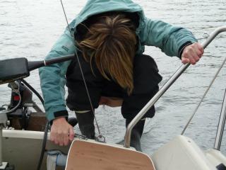Sailing on the Edersee bad wheater / Segeln bei schlechtem Wetter auf dem Edersee 2 of 20