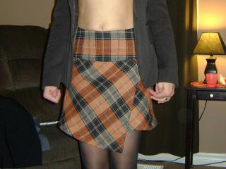 Sexy plaid skirt 3 of 19