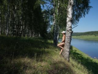 Nude near birch upon Volga 14 of 20