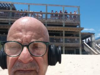 Summer beach dad bod