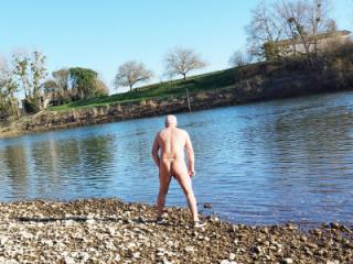 A little naked walk by the river 6 of 10