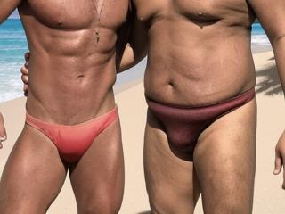 Me and my friend kissing in our bikinis 6 of 9