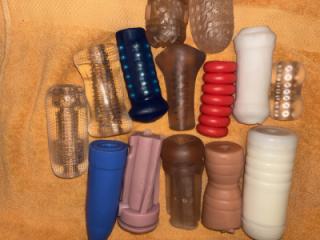 My stroking toy Collection