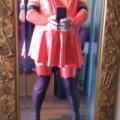 red pvc crossdressing slut for non-sm...