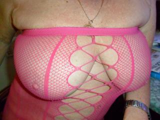 Candy pink bodystocking 5 of 8