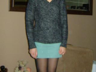 Green mini skirt 8 of 18