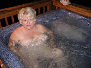 wife in hot tub 2 of 5